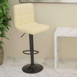 Barová židle krémová textil 334274