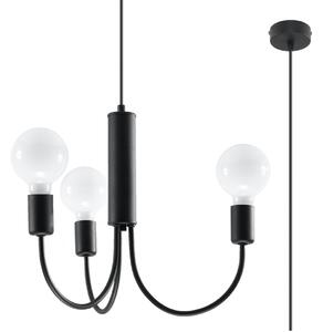 Sollux Lighting Lustr PICCOLO 3 černý