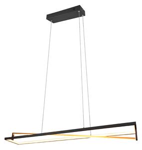 TRIO 326810132 EDGE závěsné svítidlo LED 35W/4100lm 2300+3000+4000K matná černá, switchdimmer