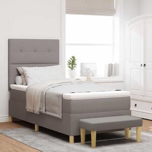 Postel s boxspringem s polštářem Taupe 200 x 80 cm textil 3344258