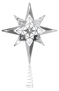 Špička na vánoční stromek ve stříbrné barvě Kähler Design