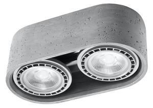 Sollux Lighting Stropní svítidlo BASIC 2 beton