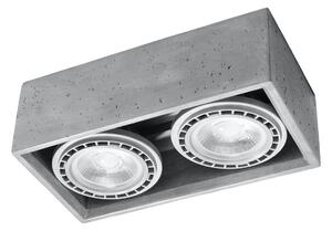 Sollux Lighting Stropní svítidlo QUATRO 2 beton