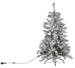 Zasněžený osvícený vánoční stromeček 120 bílý TATLOW