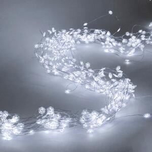 Bílý světelný LED řetěz Unimasa, 480 světýlek
