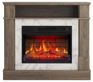 Elektrický krb ArtiFlame For Living AF23BS dub šedý – volně stojící krb s 3D efektem plamenů, LED osvětlením, 1,8 kW, do 30 m²