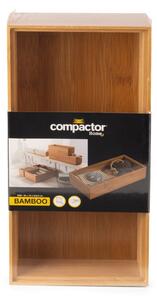 Bambusový box Compactor, 22,5 x 15 x 6,35 cm