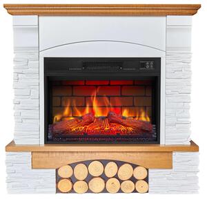 Elektrický krb ArtiFlame Roxwell AF23BS s topným výkonem 1800 W, realistickým efektem plamene, LED osvětlením, dálkovým ovládáním, časovačem, černá barva