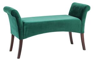 Zelená polstrovaná lavice Kare Design Motley