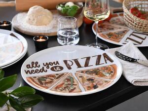 SADA TALÍŘŮ NA PIZZU, keramika, 33 cm Creatable - Online Only nádobí, Online Only