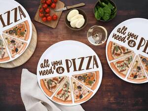 SADA TALÍŘŮ NA PIZZU, keramika, 33 cm Creatable - Online Only nádobí, Online Only