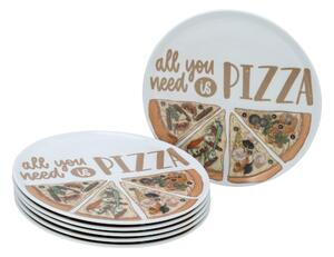 SADA TALÍŘŮ NA PIZZU, keramika, 33 cm Creatable - Talíře na těstoviny & pizzu, Online Only