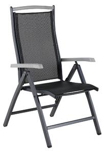 Skládací židle Albany, 2ks, černá