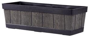Kvetináč Strend Pro Woodeff, 15x47x17 cm, natural, efekt dreva