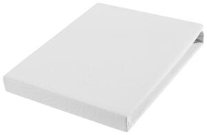 ELASTICKÉ PROSTĚRADLO, žerzej, bílá, 90-100/200-220 cm Novel - Prostěradla, Online Only