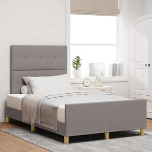 Rám postele s čelo Taupe 120 x 190 cm textil 3344715