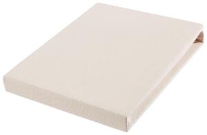 ELASTICKÉ PROSTĚRADLO, žerzej, krémová, 90-100/200-220 cm Novel - Prostěradla, Online Only
