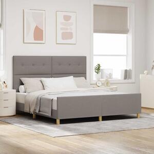 Rám postele s čelo Taupe 180 x 200 cm textil 3344750
