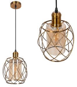 TooLight Závěsná lampa La Belle XII měděná