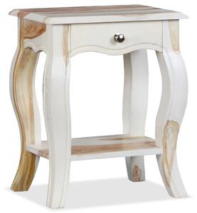 Noční stolek, masivní sheeshamové dřevo, 40x30x50 cm
