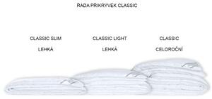 Přikrývka CLASSIC LIGHT lehká - hřejivost Sq 3 140 x 220 cm - prodloužený