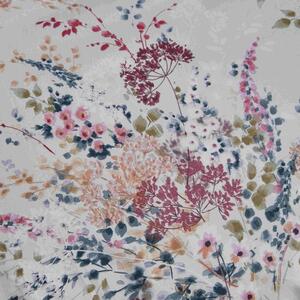 Bílo-béžové povlečení 200x135 cm Dried Flowers - Catherine Lansfield