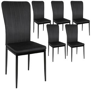 Jídelní židle z prodyšného sametu s moderním designem