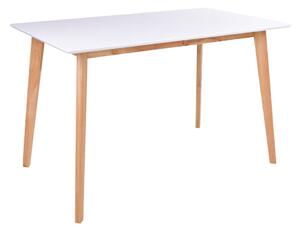 Jídelní stůl s bílou deskou Bonami Essentials Vojens, 120 x 70 cm
