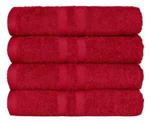 Bavlněný ručník KLASIK červená osuška 70 x 140 cm