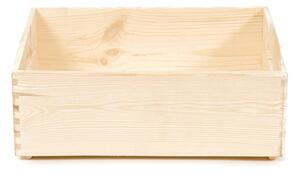 Úložný box z borovicového dřeva Compactor Custom, 40 x 30 x 14 cm
