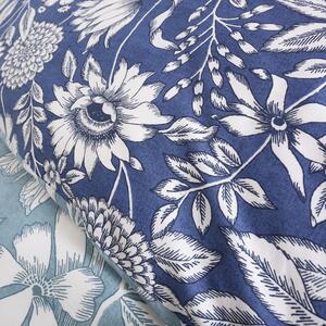 Zeleno-modré povlečení 200x135 cm Tapestry Floral - Catherine Lansfield