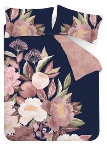 Modro-růžové povlečení 200x200 cm Opulent Floral - Catherine Lansfield