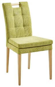 ŽIDLE, barvy dubu, olivově zelená Cantus - Jídelní židle