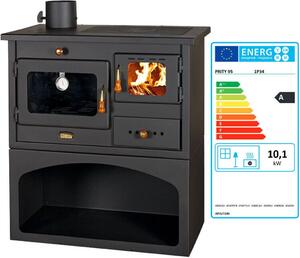 EEK A Kuchyňský sporák Sporák na dřevo Prity 1P34 - 10,1 kw