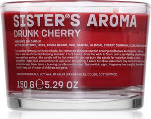 Sister's Aroma Drunk Cherry vonná svíčka 150 g