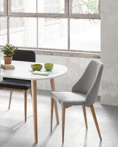 Sada 2 světle šedých jídelních židlí Kave Home Roxie