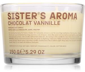 Sister's Aroma Chocolat Vannille vonná svíčka 150 g