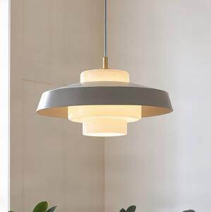 NOLA Závěsné světlo Rico, zelené, Ø 38 cm, kov/sklo, Zelená, Obývací pokoj / jídelna, kov, Design