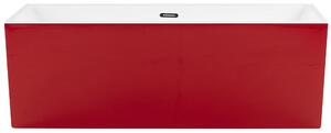 Volně stojící vana 170 x 81 cm červená RIOS