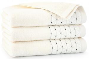 Egyptská bavlna ručníky a osuška Diamond - smetanová Velikost: ručníček 30 x 50