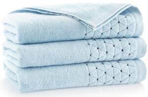 Egyptská bavlna ručníky a osuška Diamond - světle modrá Velikost: ručníček 30 x 50