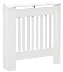 HOMCOM Moderní Kryt Na Radiátor MDF Kabinet pro Obývací Pokoj a Ložnici 78x19x81 cm Bílý | Aosom