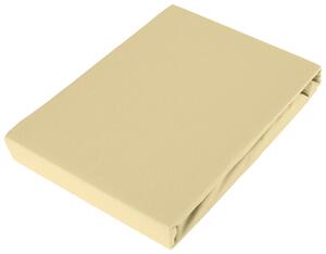 ELASTICKÉ PROSTĚRADLO, žerzej, světle žlutá, 100/200 cm Bio:Vio - Prostěradla