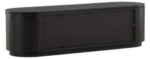 TV stolek Fjällbacka, černý, 160x45