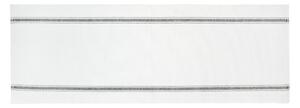 Prostírání RIB uni-pruh bílá běhoun delší strana 100-170 cm