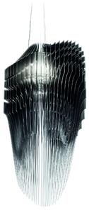 Slamp AVISS00BKF01T00000EU Avia suspension S, černé designové svítidlo od Zaha Hadid, 2x12W E27 + 7W Spot LED PAR 20, 85cm