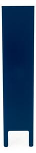 Petrolejově modrá vitrína Tenzo Uno, šířka 76 cm
