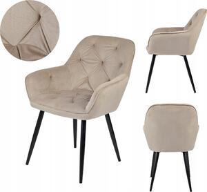 Ekspand | Křeslo KING - Velur - Tmavě šedá - Moderní design - Vysoká kvalita pohodlí