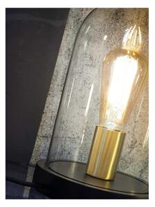 Černá stolní lampa se skleněným stínidlem (výška 30 cm) Seattle – it's about RoMi