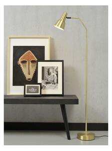 Stojací lampa s kovovým stínidlem ve zlaté barvě (výška 140 cm) Valencia – it's about RoMi